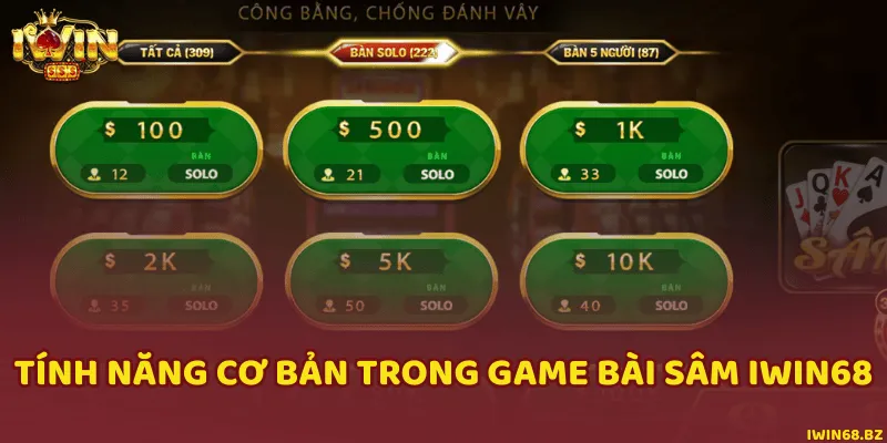 Cập nhật những tính năng mới nhất dùng trong việc đánh bài Sâm lốc